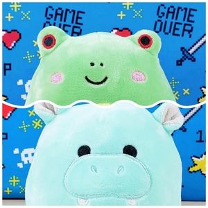 Squishmallow Wendy & Hank Flipamallow 5" UltraSoft Reversible Stuffed Plush NWT